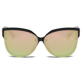LENOIR | Women Oversized Mirrored Cat Eye Sunglasses