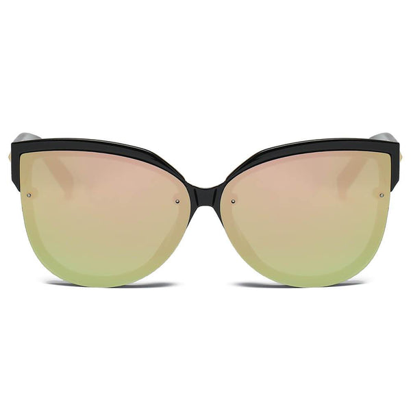 LENOIR | Women Oversized Mirrored Cat Eye Sunglasses