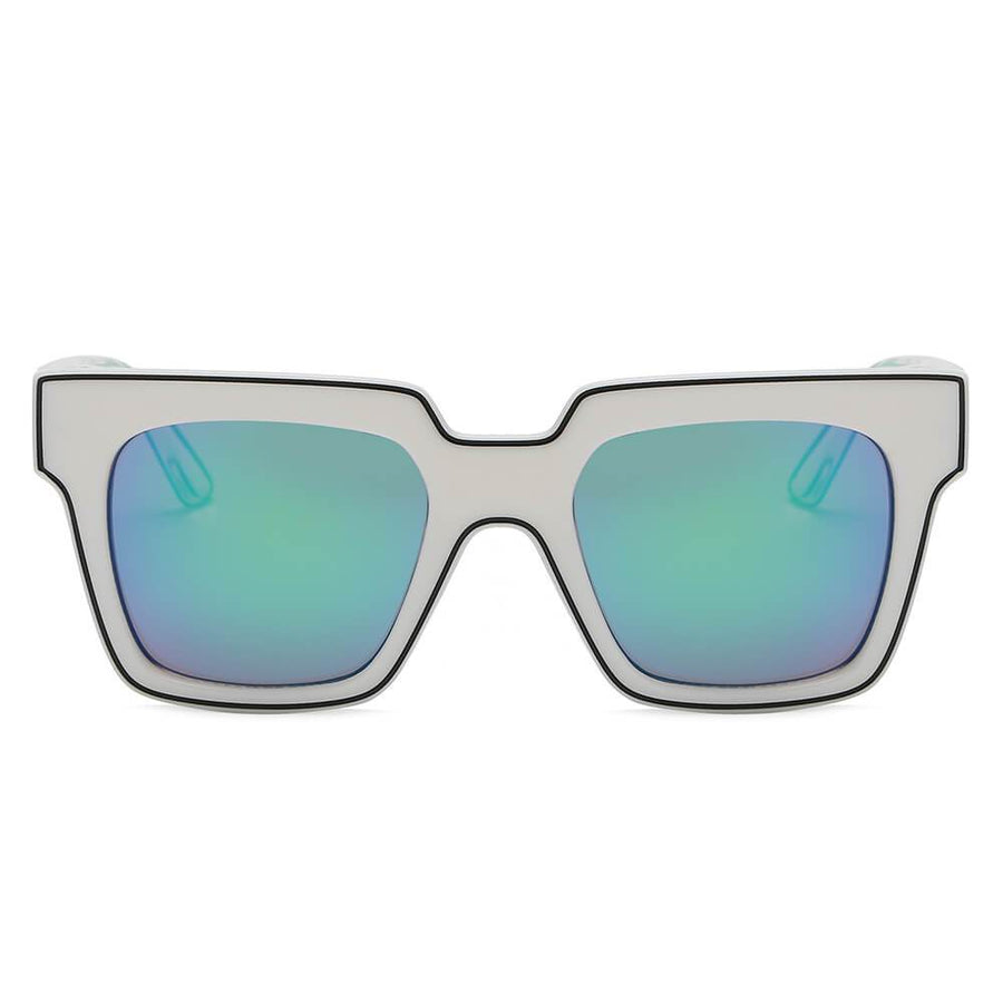 CAMDEN | Women Retro Square Oversized Sunglasses- 2 Colors