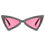 CANBERRA | Women Retro Vintage Extreme Cat Eye Sunglasses