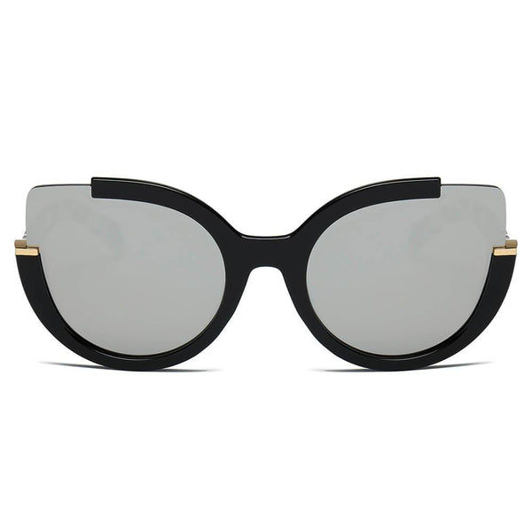 LENOX | Women Cut Out Round Cat Eye Fashion Style Vogue Sunglasses