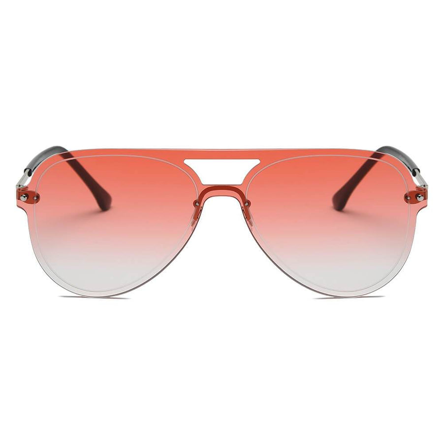 BELFAST | Unisex Flat Single Lens Aviator Fashion Sunglasses