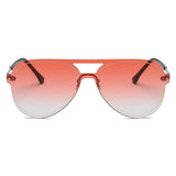 BELFAST | Unisex Flat Single Lens Aviator Fashion Sunglasses