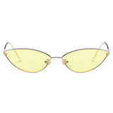 FLINT | Small True Retro Vintage Slim Metal Sunglasses
