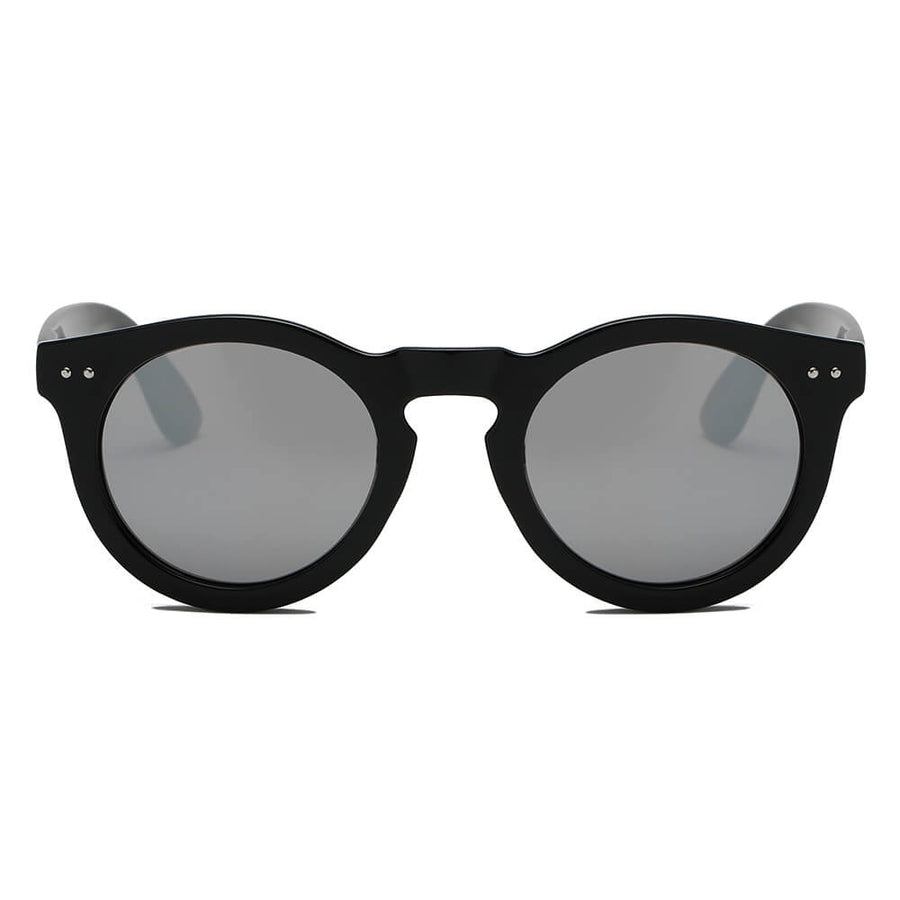 BALA | Retro Round Fashion Circle Sunglasses- Gray