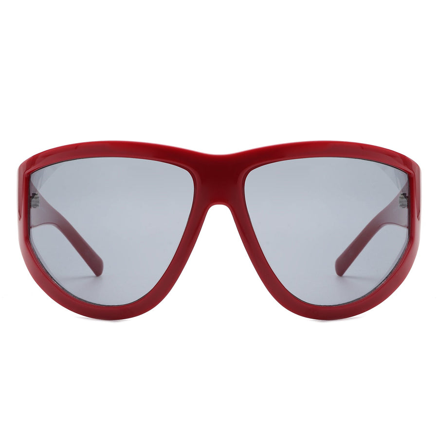 Xara - Oversized Chunky High Fashion Sunglasses- 6 Colors