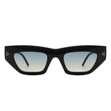 Oceanlux - Retro Chic Cat Eye Chunky Square Women's Sunglasses
