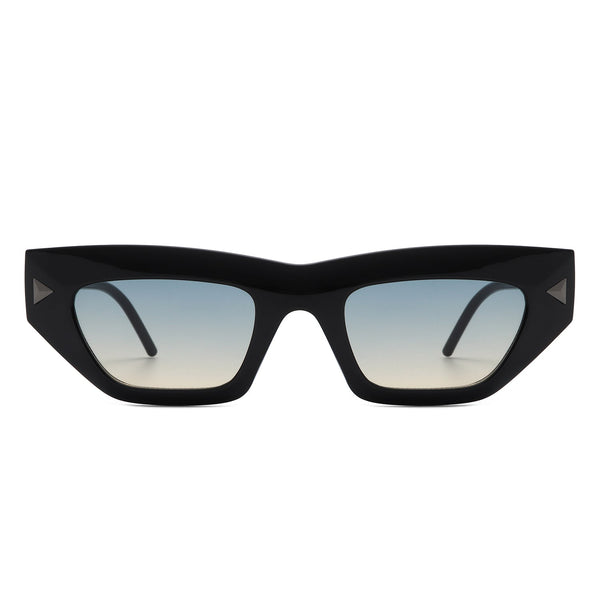 Oceanlux - Retro Chic Cat Eye Chunky Square Women's Sunglasses