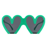 Skylette Heart Shaped Oversized Sunglasses- 7 Colors