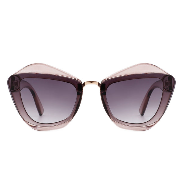 Infernia - Women Square Fashion Irregular Cat Eye Sunglasses