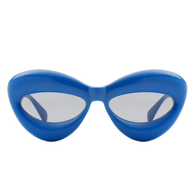 Vexa Thick Oversized Lip-Shaped Sunglasses- 7 Colors