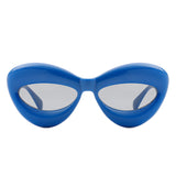 Vexa Thick Oversized Lip-Shaped Sunglasses- 7 Colors