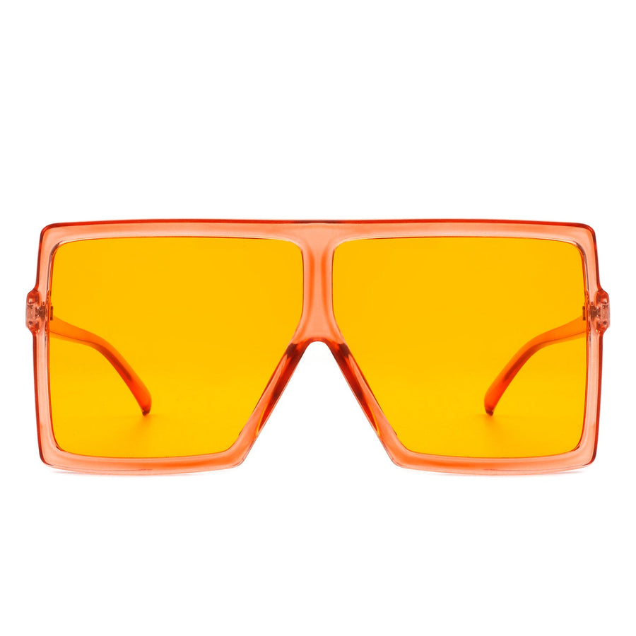 Amarylla- Square Oversized Flat Top Sunglasses- 6 Colors