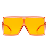 Amarylla- Square Oversized Flat Top Sunglasses- 6 Colors