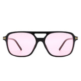 Skyhavoc Retro Square Brow-Bar Aviator Sunglasses- 6 Colors