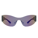 Galadriel - Futuristic Mirrored Cyberpunk Sport Sunglasses