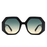 Diamorex Retro Polygon Round Fashion Sunglasses- 6 Colors