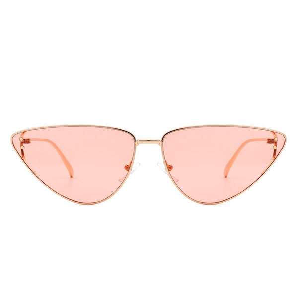Windflow - Retro Tinted Flat Lens Fashion Cat Eye Sunglasses