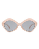 Amethyst - Women Geometric Fashion Hexagonal Cat Eye Sunglasses