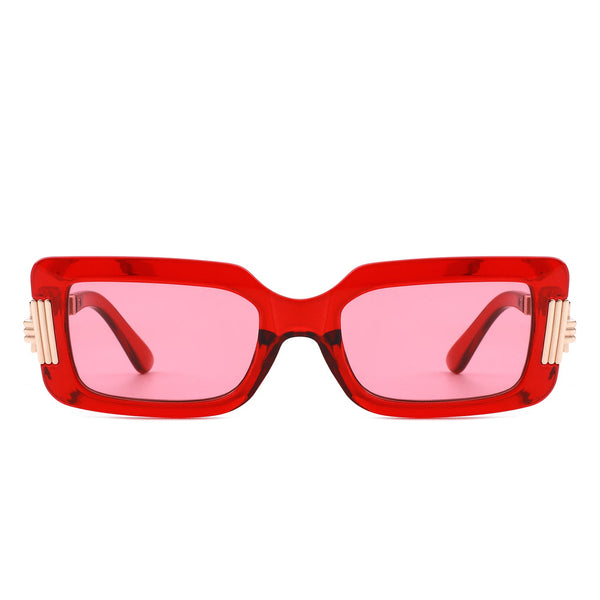 Sylphine - Oversize Sporty Square Chunky Shield Sunglasses