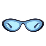 Alba Oval Retro Round Tinted Fashion Sunglasses- 6 Colors