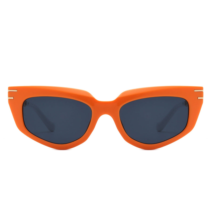 Skylight Chic Chain Link Design Cat-Eye Sunglasses- 7 Colors