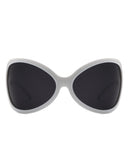 Luna - Oversized Triangle Butterfly Shape Sunglasses- 4 Colors