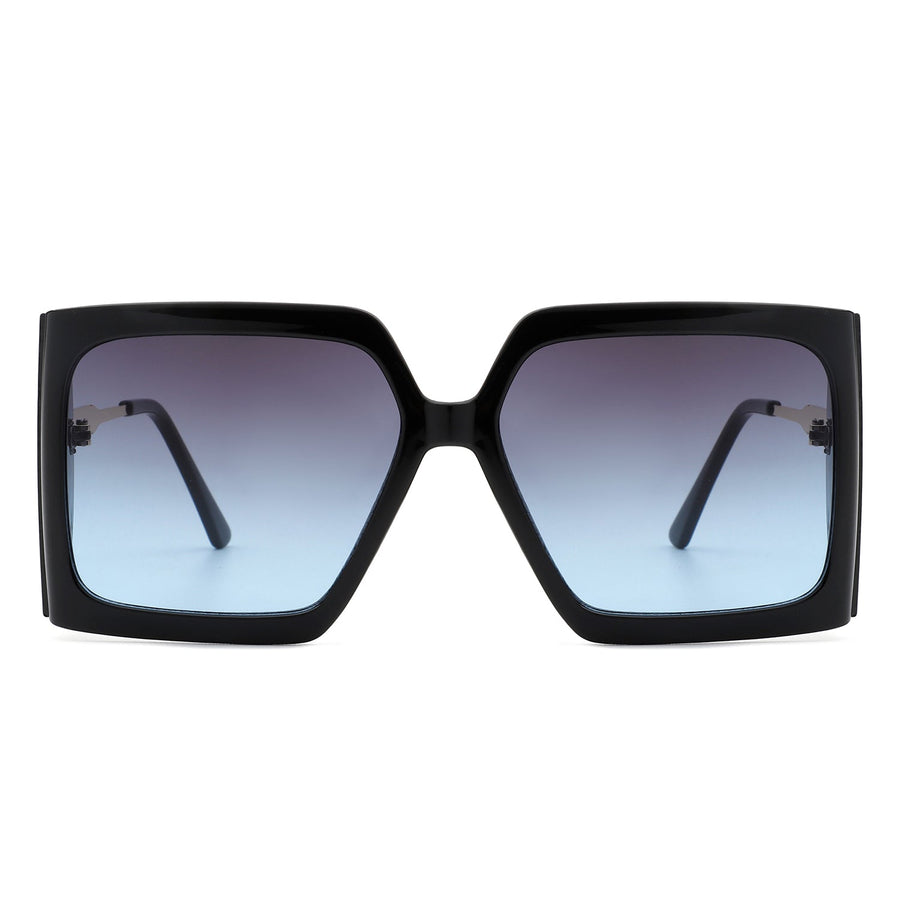 Yellowra Oversized Retro Square Large Fashion Sunglasses- 6 Colors