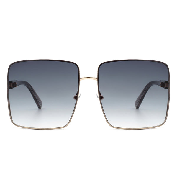 Evangely - Classic Square Tinted Fashion Oversize Women Sunglasses