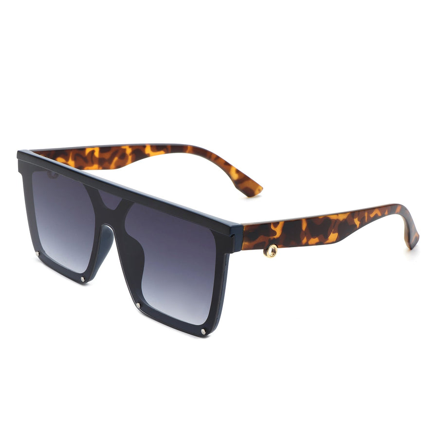 Sunquest Oversized Square Flat Top Sunglasses- 6 Colors