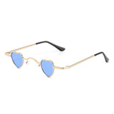 Zyral Metal Heart Shaped Tinted Mini Color Pop Sunglasses- 6 Colors