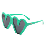 Skylette Heart Shaped Oversized Sunglasses- 7 Colors