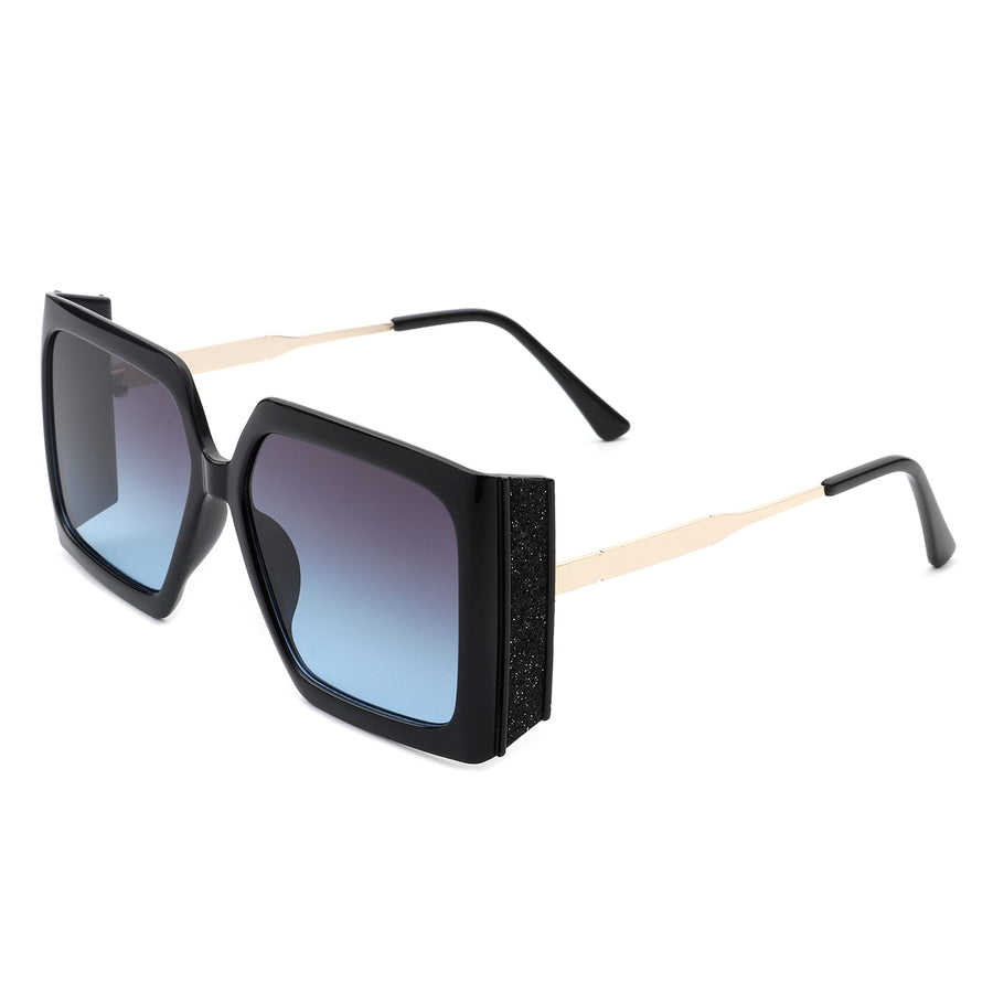Yellowra Oversized Retro Square Large Fashion Sunglasses- 6 Colors