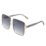 Evangely Classic Square Tinted Oversized Sunglasses- 7 Colors