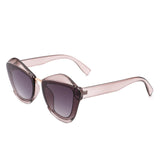 Infernia - Square Irregular Cat-Eye Sunglasses- 6 Colors
