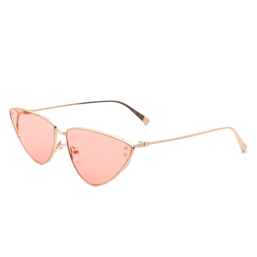 Windflow Retro Tinted Flat Lens Cat-Eye Sunglasses- 5 Colors