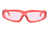 Odessa | Retro Thick Rectangle Sunglasses- 4 Colors