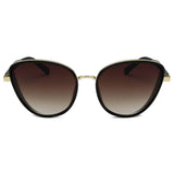 NARVA | Women Sleek Glitter Glamour Cat Eye Feline Fashion Sunglasses