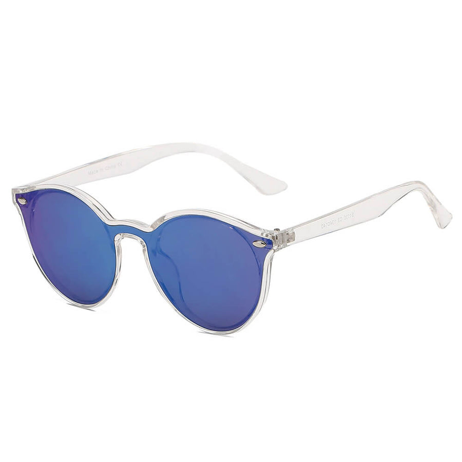CROSBY - Retro Round Horn Rimmed Sunglasses- 4 Colors