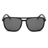 NAPA | Retro Vintage Flat Brow Bar Polarized Square Fashion Sunglasses