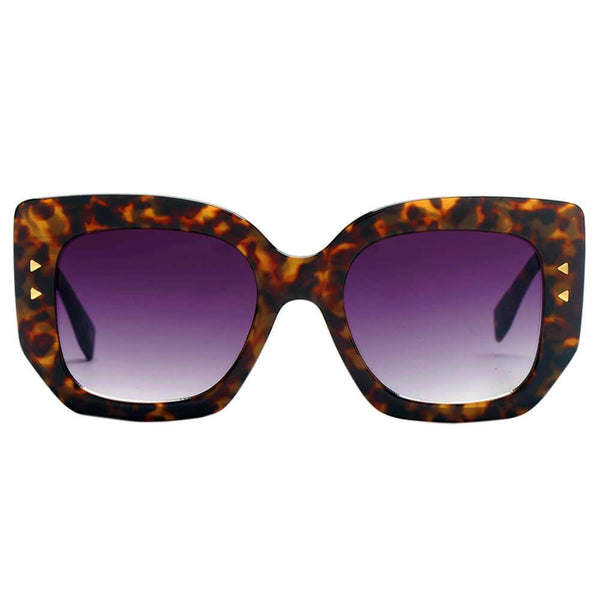 NASHUA | Women Designer Square Feline Cat Eye Fashion Sunglasses