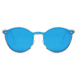 CROSBY - Retro Round Horn Rimmed Sunglasses- 4 Colors