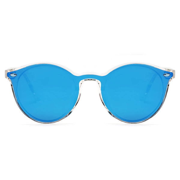 CROSBY - Unisex Fashion Retro Round Horn Rimmed Sunglasses