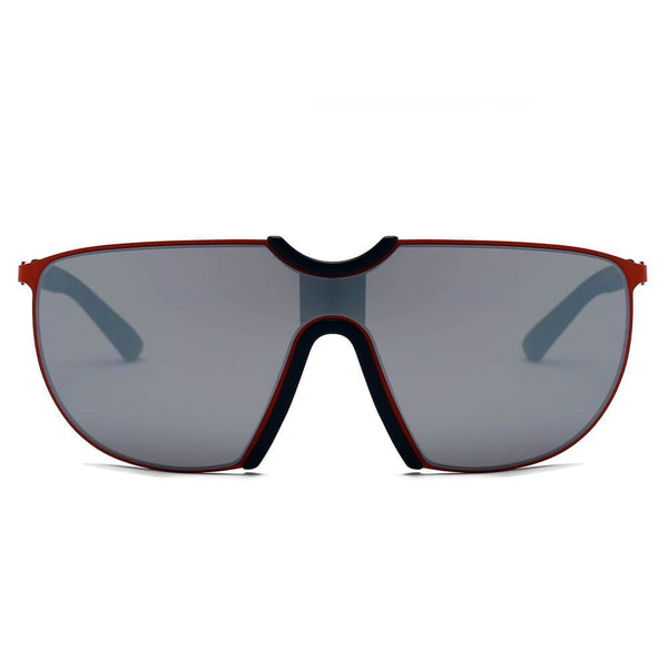 MACON | Large Oversized Unisex Single Lens Aviator Fashion Sunglasses