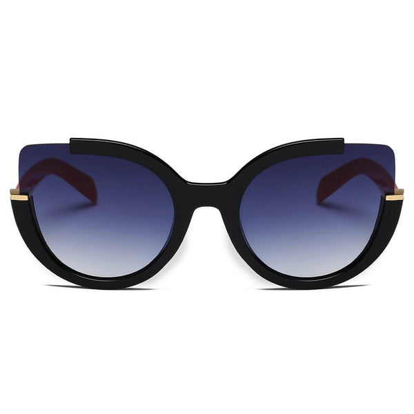 LENOX | Women Cut Out Round Cat Eye Fashion Style Vogue Sunglasses