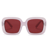 CLEMSON | Women Retro Trendy Vintage Bold Square Oversize Sunglasses