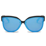 LENOIR | Women Oversized Mirrored Cat Eye Sunglasses