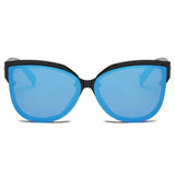 LENOIR | Women Oversized Mirrored Cat Eye Sunglasses