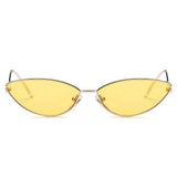 FLINT | Small True Retro Vintage Slim Metal Sunglasses