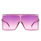 Amarylla- Square Oversized Flat Top Sunglasses- 6 Colors
